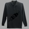 Long Sleeve Silk Touch Polo with Pocket Thumbnail