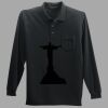 Long Sleeve Silk Touch Polo with Pocket Thumbnail