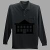 Long Sleeve Silk Touch Polo with Pocket Thumbnail