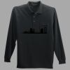 Long Sleeve Silk Touch Polo with Pocket Thumbnail