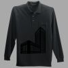 Long Sleeve Silk Touch Polo with Pocket Thumbnail