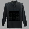 Long Sleeve Silk Touch Polo with Pocket Thumbnail