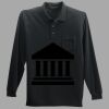Long Sleeve Silk Touch Polo with Pocket Thumbnail