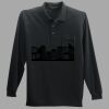 Long Sleeve Silk Touch Polo with Pocket Thumbnail
