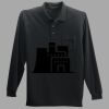 Long Sleeve Silk Touch Polo with Pocket Thumbnail