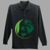 Long Sleeve Silk Touch Polo with Pocket Thumbnail