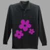 Long Sleeve Silk Touch Polo with Pocket Thumbnail