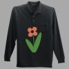 Long Sleeve Silk Touch Polo with Pocket Thumbnail