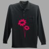 Long Sleeve Silk Touch Polo with Pocket Thumbnail