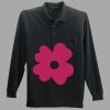 Long Sleeve Silk Touch Polo with Pocket Thumbnail