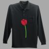 Long Sleeve Silk Touch Polo with Pocket Thumbnail