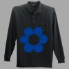 Long Sleeve Silk Touch Polo with Pocket Thumbnail
