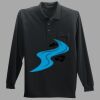 Long Sleeve Silk Touch Polo with Pocket Thumbnail