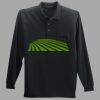 Long Sleeve Silk Touch Polo with Pocket Thumbnail