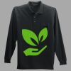 Long Sleeve Silk Touch Polo with Pocket Thumbnail