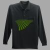 Long Sleeve Silk Touch Polo with Pocket Thumbnail