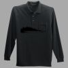 Long Sleeve Silk Touch Polo with Pocket Thumbnail