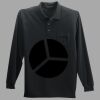 Long Sleeve Silk Touch Polo with Pocket Thumbnail