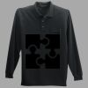 Long Sleeve Silk Touch Polo with Pocket Thumbnail