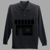 Long Sleeve Silk Touch Polo with Pocket Thumbnail