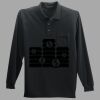 Long Sleeve Silk Touch Polo with Pocket Thumbnail