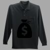 Long Sleeve Silk Touch Polo with Pocket Thumbnail