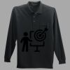 Long Sleeve Silk Touch Polo with Pocket Thumbnail