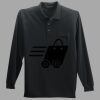 Long Sleeve Silk Touch Polo with Pocket Thumbnail