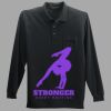 Long Sleeve Silk Touch Polo with Pocket Thumbnail