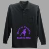 Long Sleeve Silk Touch Polo with Pocket Thumbnail
