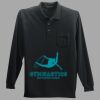 Long Sleeve Silk Touch Polo with Pocket Thumbnail