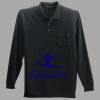 Long Sleeve Silk Touch Polo with Pocket Thumbnail