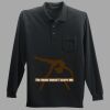 Long Sleeve Silk Touch Polo with Pocket Thumbnail