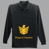 Long Sleeve Silk Touch Polo with Pocket Thumbnail