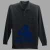 Long Sleeve Silk Touch Polo with Pocket Thumbnail