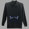 Long Sleeve Silk Touch Polo with Pocket Thumbnail