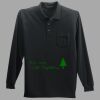 Long Sleeve Silk Touch Polo with Pocket Thumbnail