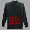 Long Sleeve Silk Touch Polo with Pocket Thumbnail