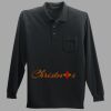 Long Sleeve Silk Touch Polo with Pocket Thumbnail