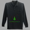 Long Sleeve Silk Touch Polo with Pocket Thumbnail