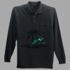 Long Sleeve Silk Touch Polo with Pocket Thumbnail