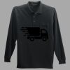 Long Sleeve Silk Touch Polo with Pocket Thumbnail