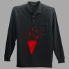 Long Sleeve Silk Touch Polo with Pocket Thumbnail