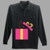 Long Sleeve Silk Touch Polo with Pocket Thumbnail