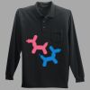 Long Sleeve Silk Touch Polo with Pocket Thumbnail