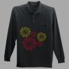 Long Sleeve Silk Touch Polo with Pocket Thumbnail