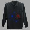 Long Sleeve Silk Touch Polo with Pocket Thumbnail