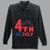 Long Sleeve Silk Touch Polo with Pocket Thumbnail