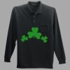 Long Sleeve Silk Touch Polo with Pocket Thumbnail