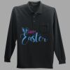 Long Sleeve Silk Touch Polo with Pocket Thumbnail